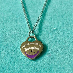 Inspired theme park villain collection purple necklace